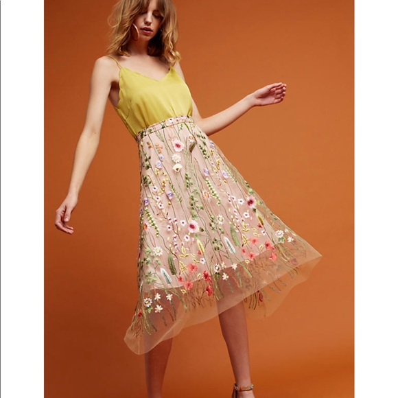 Anthropologie Dresses & Skirts - Anthropologie waverley garden skirt